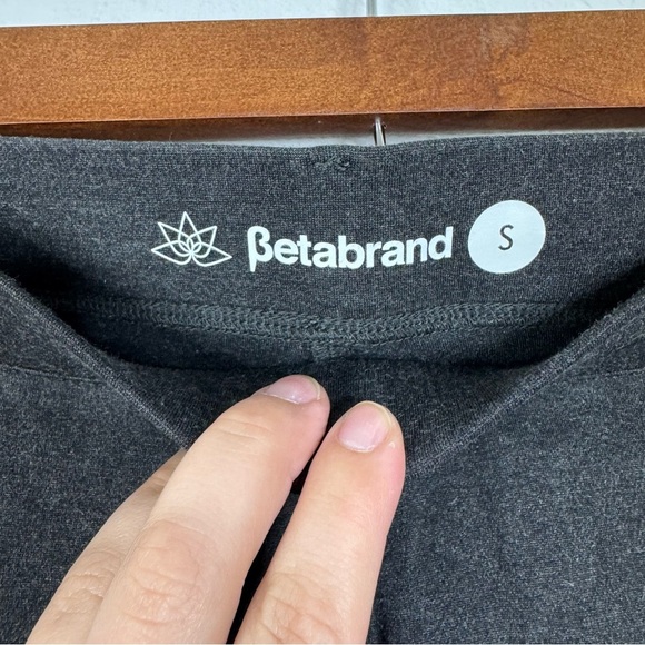 Betabrand Classic Dress Pant Yoga Pant Bootcut in Charcoal Size Small - Picture 7 of 8